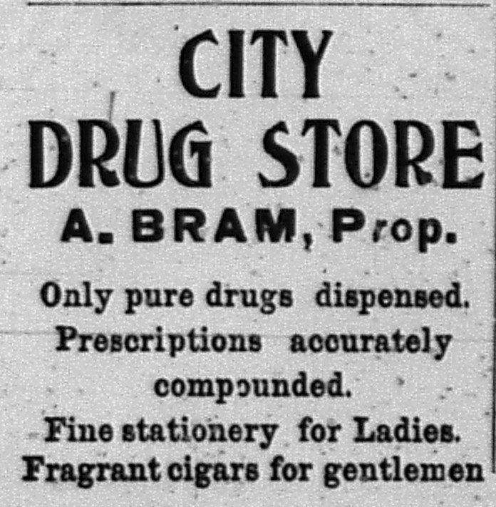 Newspaper ad - <i>Hancock Evening Journal</i>, 15 Oct 1901